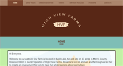 Desktop Screenshot of highviewfarms.net
